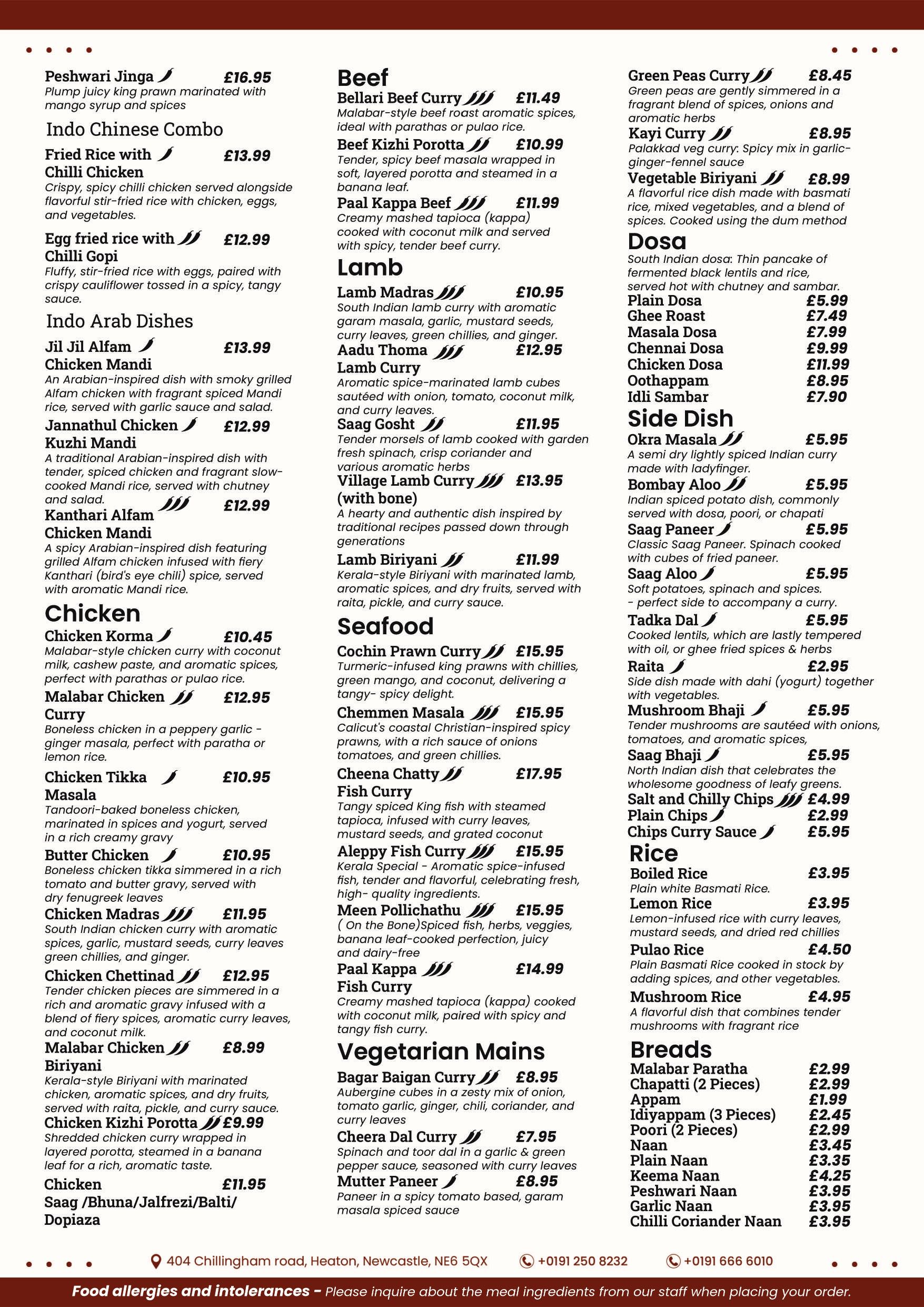 Menu Page 2